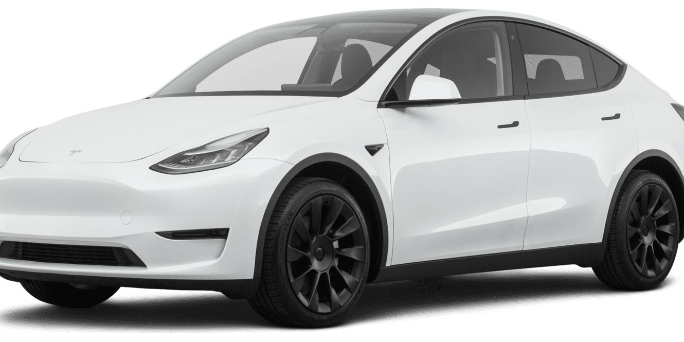 TESLA MODEL Y 2021 5YJYGDEE0MF150529 image